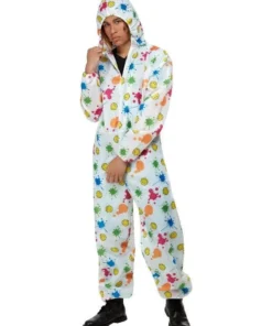 Smiffy's Onesie Smileys En Kleurige Verfspetters Kostuum -Spookachtige Winkel smf 2020 52331 2 26