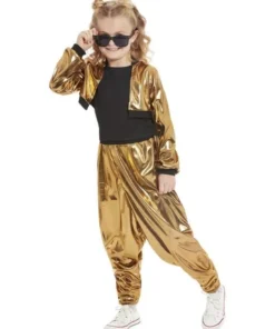 Smiffy's Jaren 80 Rapper Hammer Time Meisje Kostuum