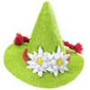 WIDMANN Vrolijke Mini Bayern Hoed Met Edelweiss, Groen -Spookachtige Winkel wdm1014 01123 a