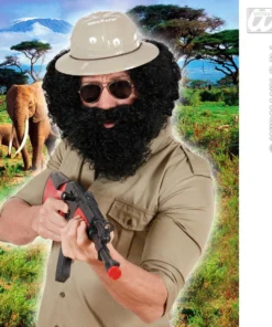 WIDMANN Pruik, Karakter Met Krullen En Baard, Zwart 14 WIDMANN Pruik, Karakter Met Krullen En Baard, Zwart -Spookachtige Winkel wdm1014 6489n e