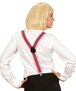 WIDMANN Raderboot Bretels Roze Met Plooien -Spookachtige Winkel wdm1516 00599 c