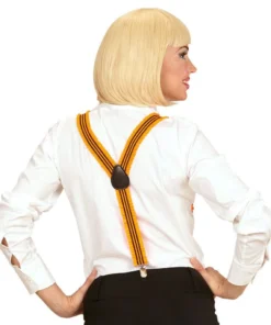 WIDMANN Raderboot Bretels Oranje Met Plooien -Spookachtige Winkel wdm1516 00600 c 4