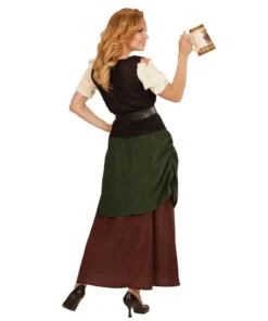 WIDMANN Pruik, Krulpruik Beauty Blond -Spookachtige Winkel wdm1516 7340 c 8