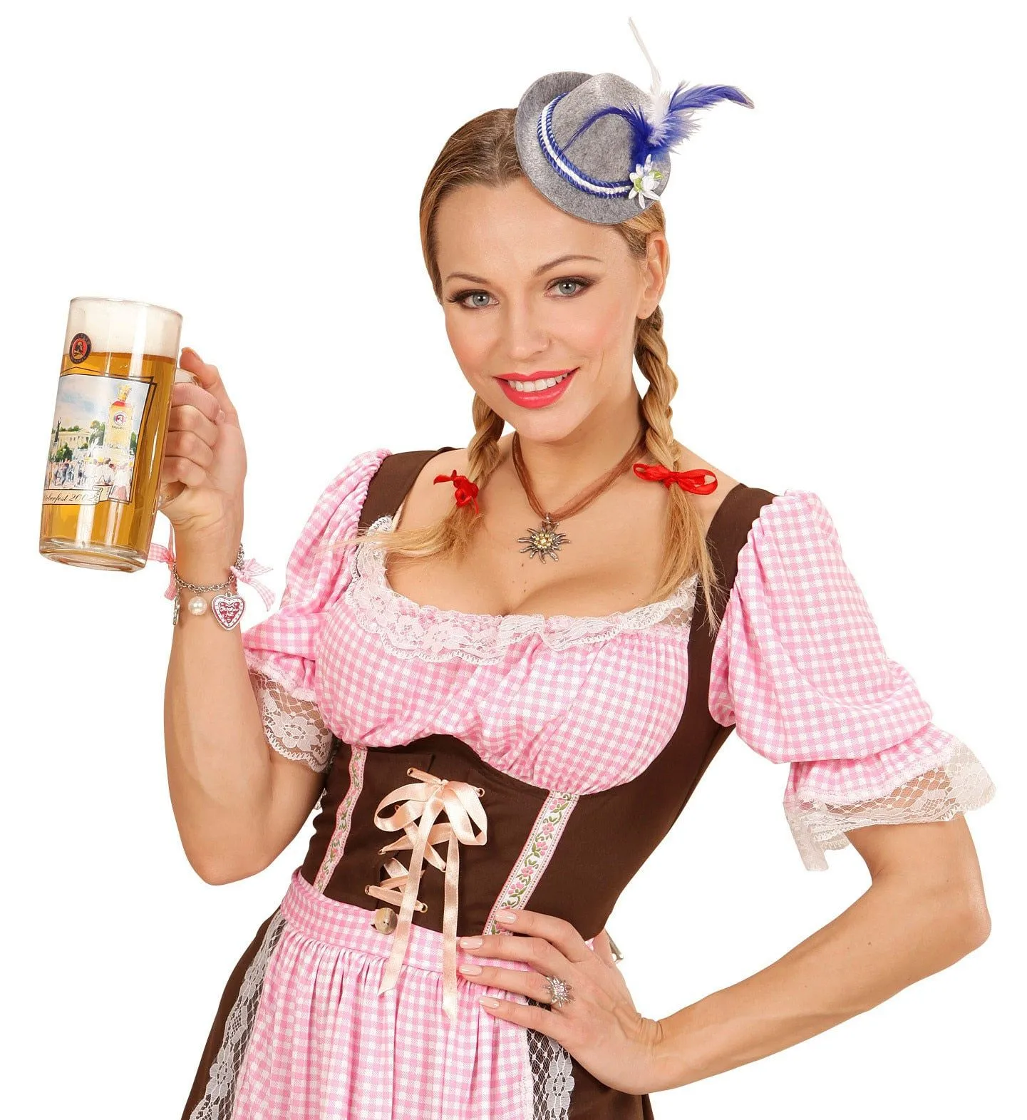 WIDMANN Ketting Strass Edelweiss 5 WIDMANN Ketting Strass Edelweiss - Afbeelding 3