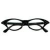 WIDMANN Bril, 50s Zwart Met Strass -Spookachtige Winkel wdm 2017 96671 1 1
