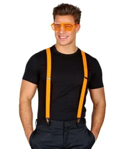 WIDMANN Bretels Neon Oranje -Spookachtige Winkel wdm 2019 01368 4 4