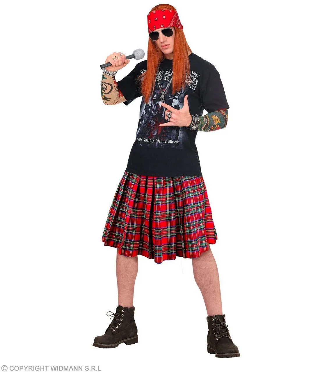 WIDMANN Schotse Muts Met Haar 5 WIDMANN Schotse Muts Met Haar - Afbeelding 3