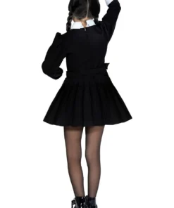 Wilbers Wednesday Addams Eerste Dag Op School Meisje Kostuum 8 Wilbers Wednesday Addams Eerste Dag Op School Meisje Kostuum -Spookachtige Winkel wlb3937 3 1